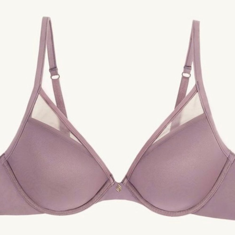 34C1/2 ThirdLove Classic Contour Plunge Bra EUC